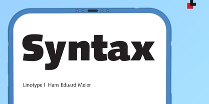 Syntax Font Poster 1